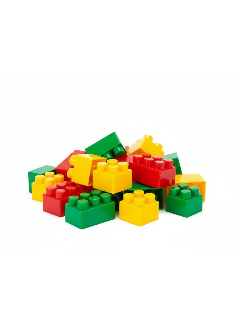 توي لاند مجموعة مكعبات بناء جامبو للأطفال (16 قطعة) | مكعبات بناء كبيرة وملونة للأطفال الصغار - Image 4